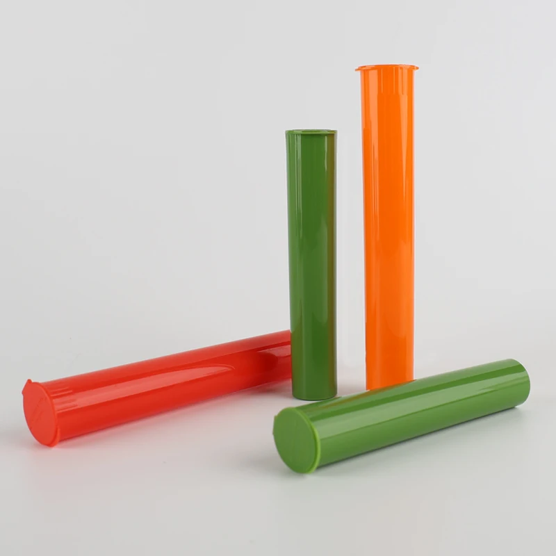 19*116mm 19* 120 19*98mm Child Resistant Plastic Tute, Custom Color/Logo/Size Plastic Black/White Tube for Packaging Roll