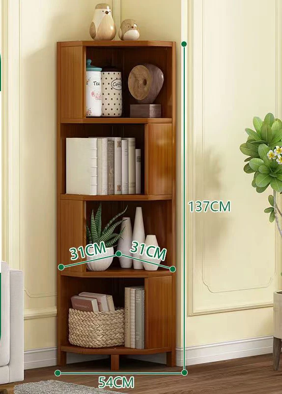 Лидер продаж недорогой Европейский стиль переработанный сосна угловой треугольник боковой шкаф китайский книжные шкафы