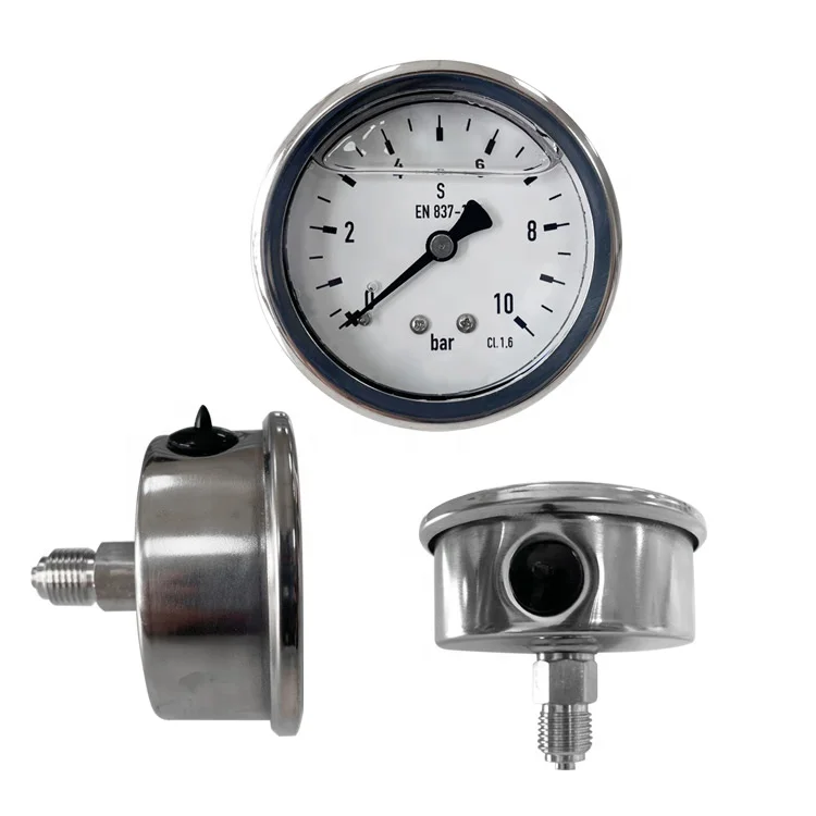 Customizable Pressure Tank Mbar Bourdon Tube Pressure Gauge Model # 232.50