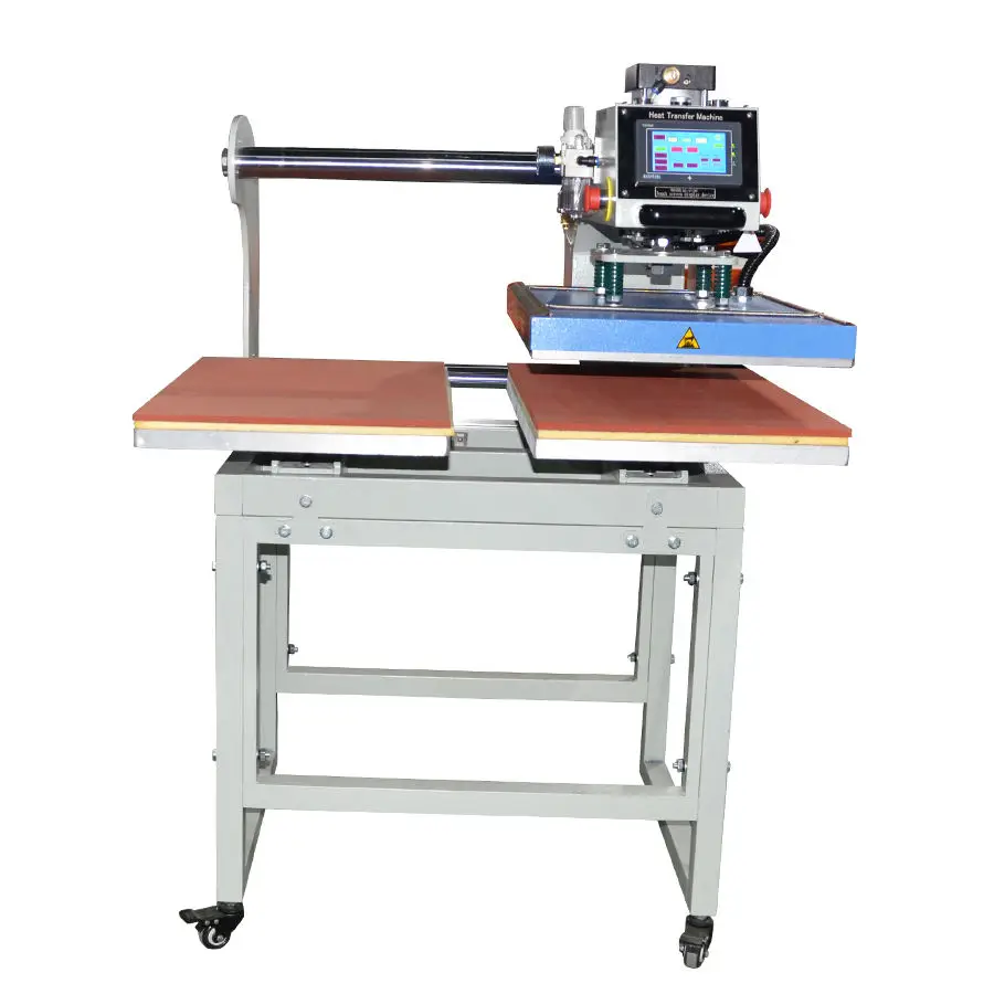 Sublimation Up-Sliding Automatic Pneumatic 2 Station for t -shirt heat press machine