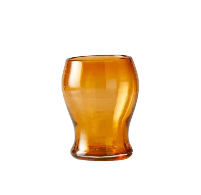 Wholesale Customized Colored Glass Mug Juice Coffee Beverage Drinking Cup