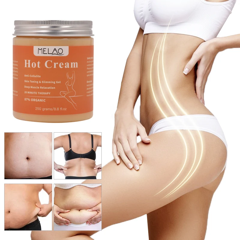 Private Label Shaper Body Wrap Hot Slimming Cream Gel Fat Burning Anti Cellulite Hot Cream Weight Loss