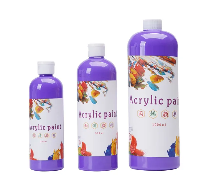 1000ML 300ML Color 24 Colors 500ML Acrylic Paint Bulk