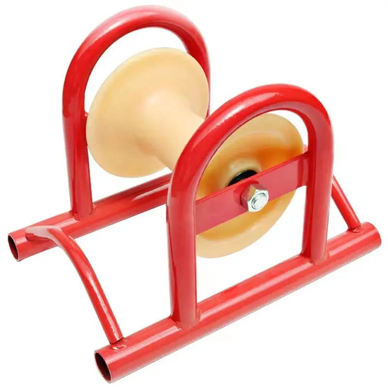 Изготовленный на заказ кабельный шкив нейлоновый Алюминиевый шкив колеса для переноски проводов Кабельный роликовый кабель для доставки