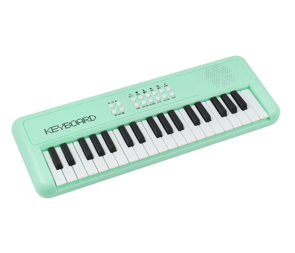 Safe Plastic Toy Music Piano Keyboard 37 Key Electronic Organ Musical Instrument Tools with Microphone for Kids