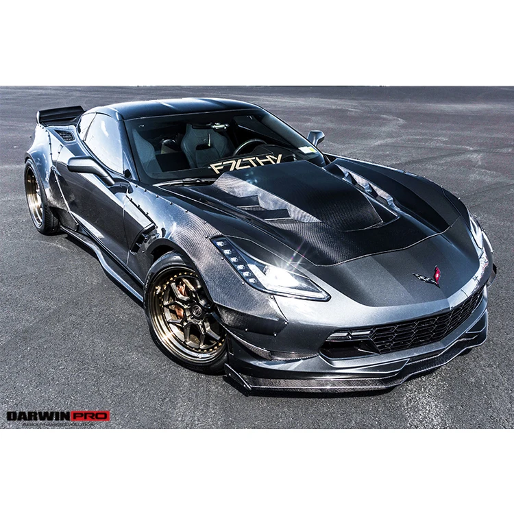  Капот из углеродного волокна DarwinPRO BKSS для Chevrolet Corvette C7