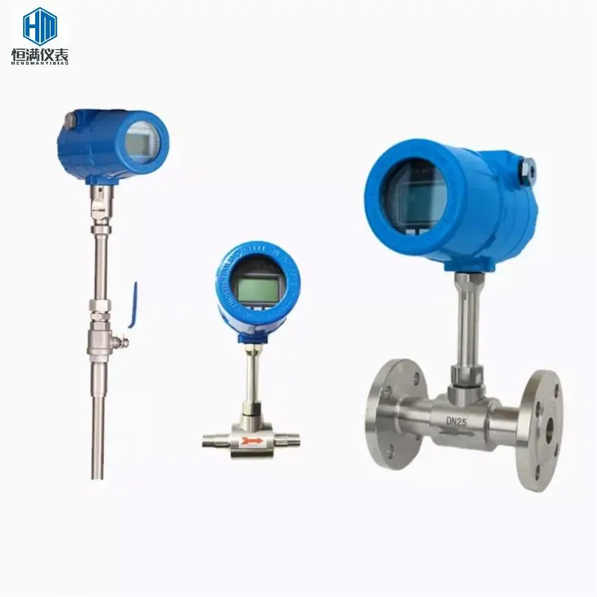 Gas Air NPT Thread Insertion Thermal Gas Mass Flowmeter