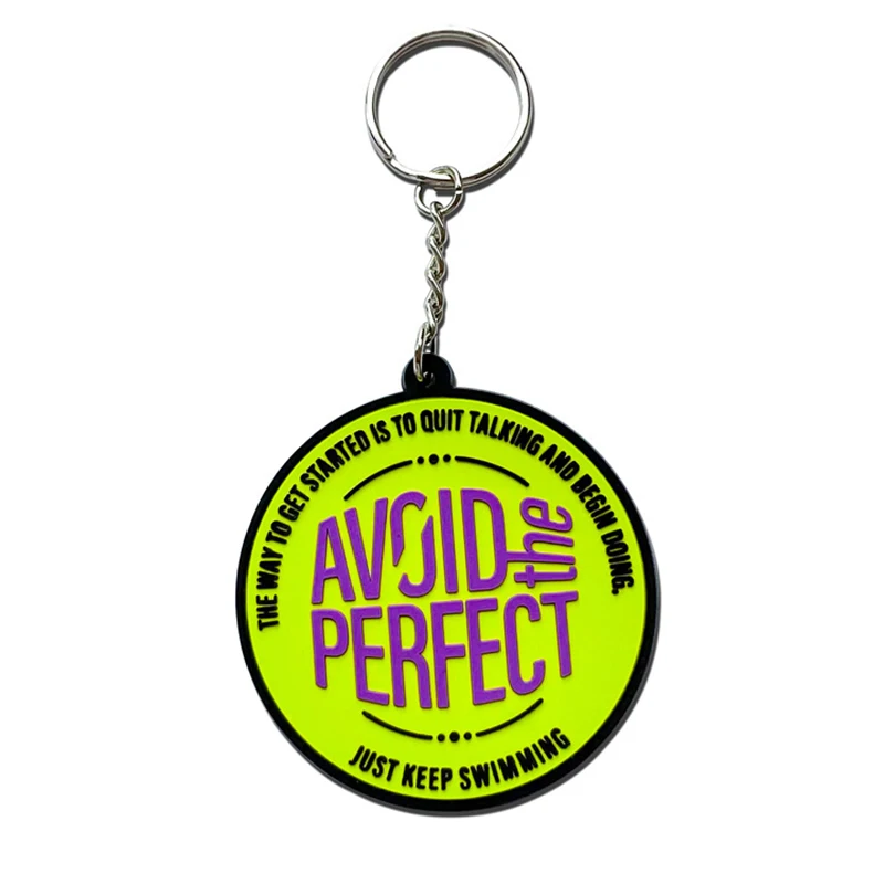 Wholesale Cheap Customizable Keychain Free Design Pvc Keychain 3D Cute Key Holder Promotional Keychain With Logo