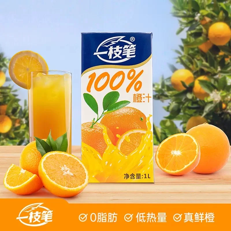 Fruit juice beverage One pen 100% orange juice No added sugar 1L*12