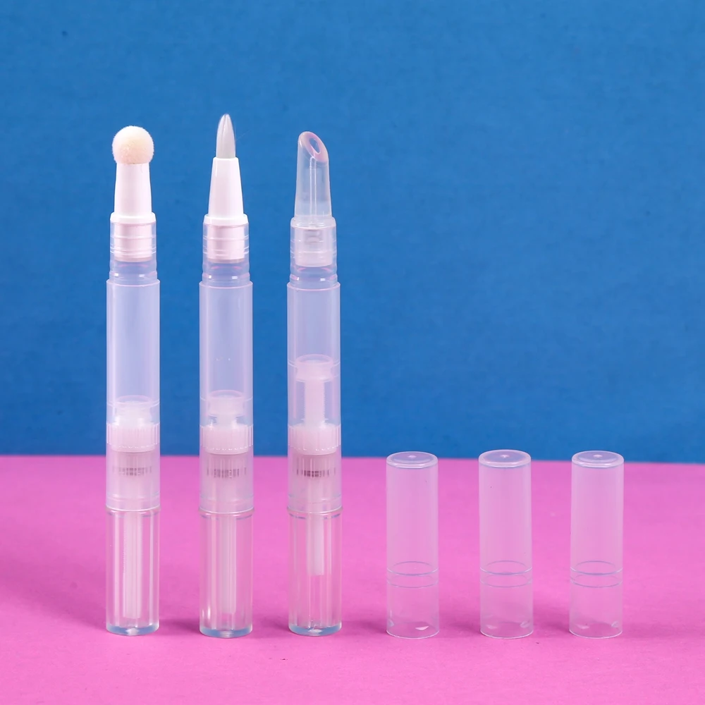 2ml Cuticle Nutrition Oil Empty Package Cosmetic Twist Pen with brush Lip gloss pen