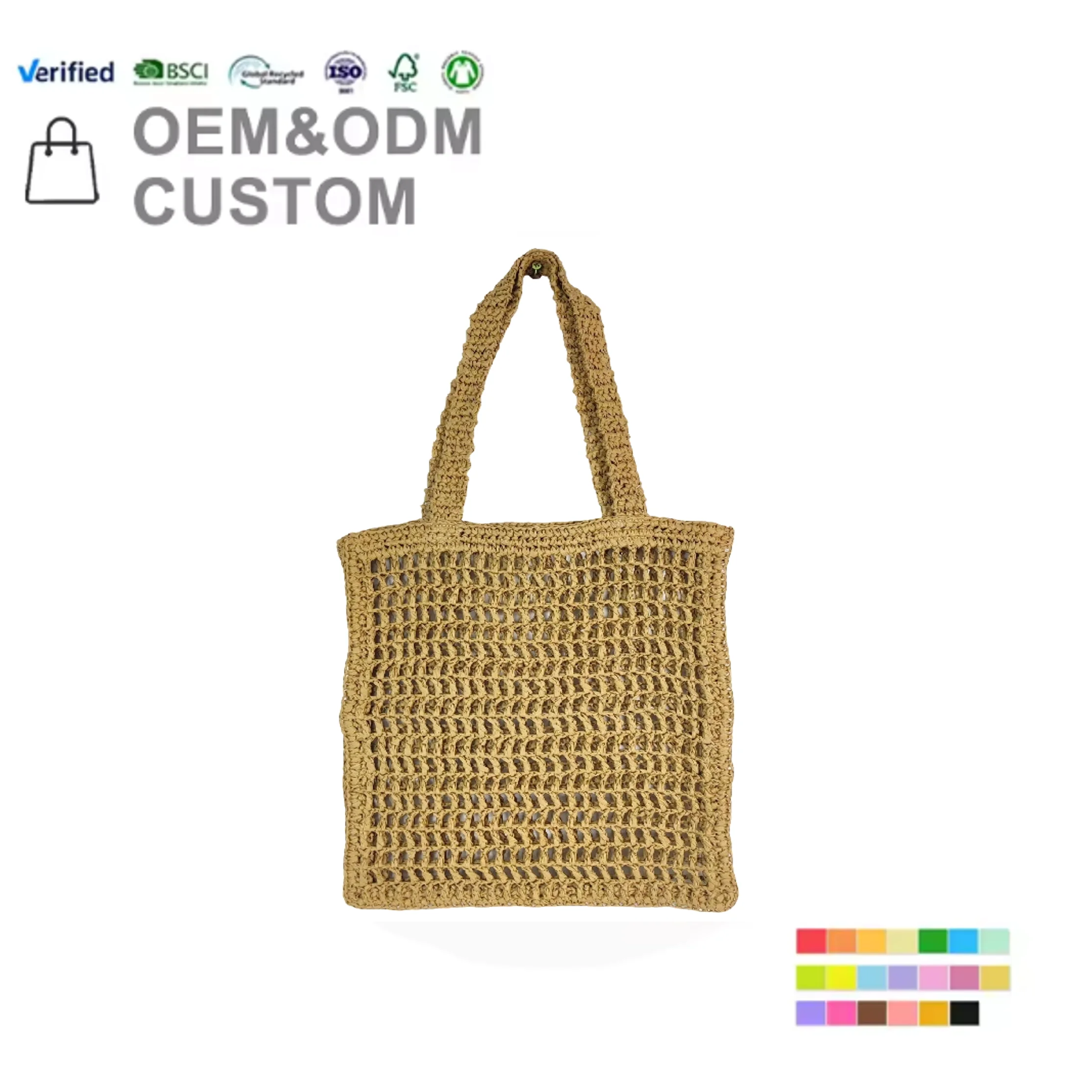 Летняя сумка Vibes Tote от производителя низкая цена очень большая для покупок оптовая продажа бумажных пакетов