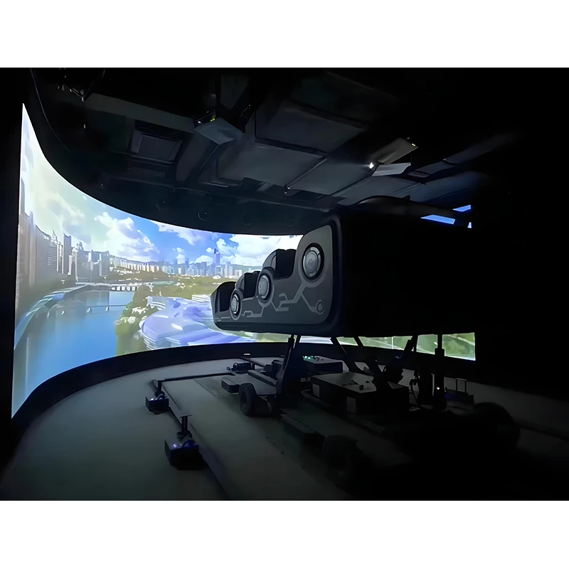 New Naked eye Flying Cinema Rail System indoor amusement cinema shopping mall earn money project flying theater