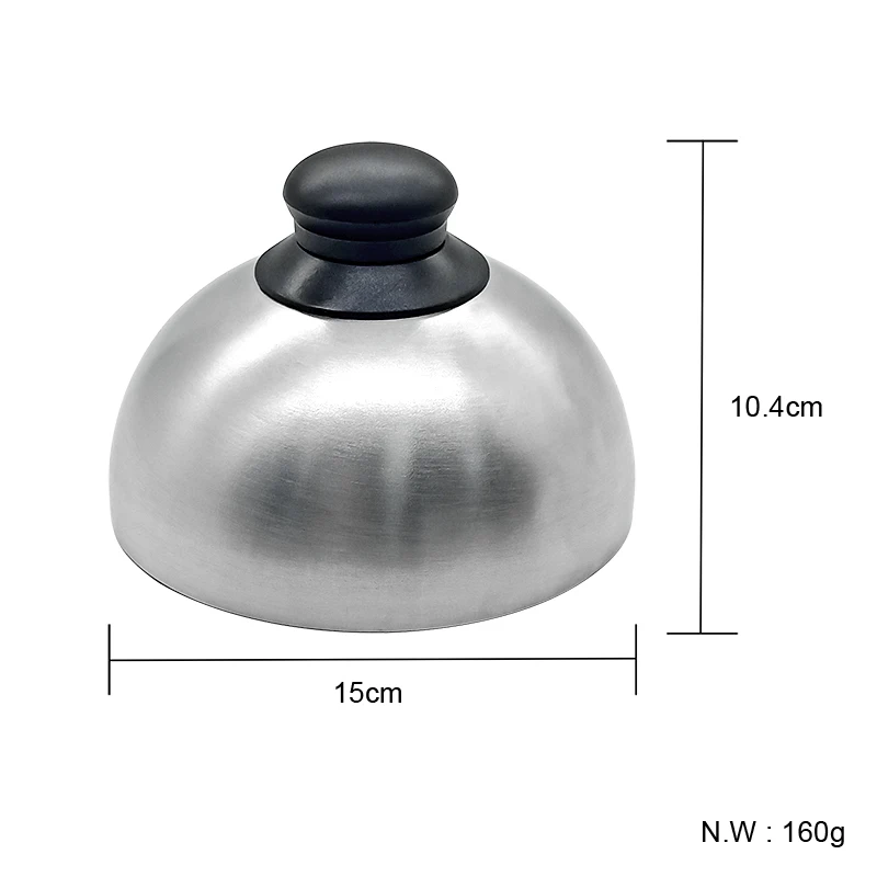 food display stainless steel beef steak dome dish plate food cover for restaurant buffet catering luxury banquet