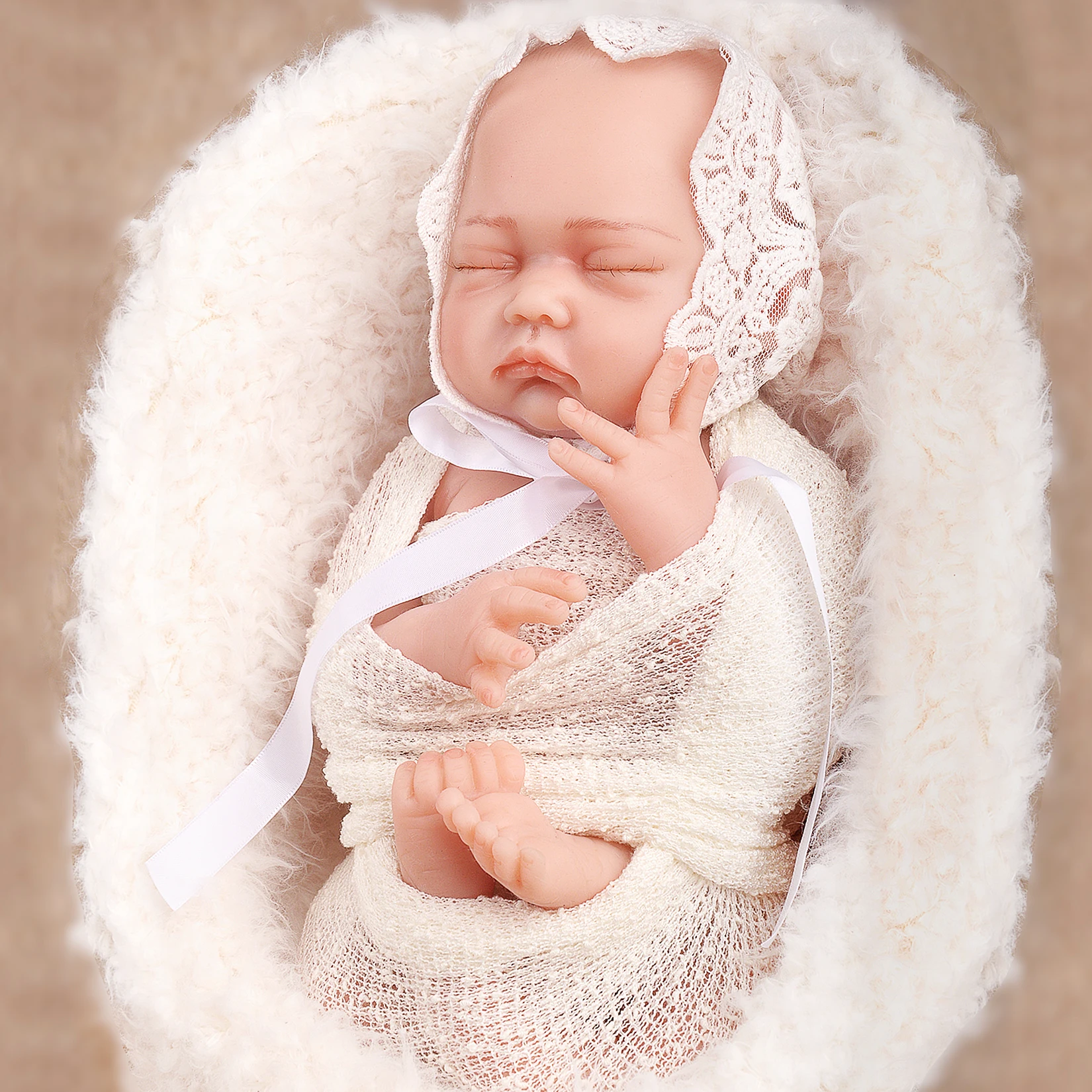 Likelife New Reborn baby Dolls Silicone Realistic Beautiful Girl Dolls Reborn Baby Dolls kids toys for girls bebe Silicone toys