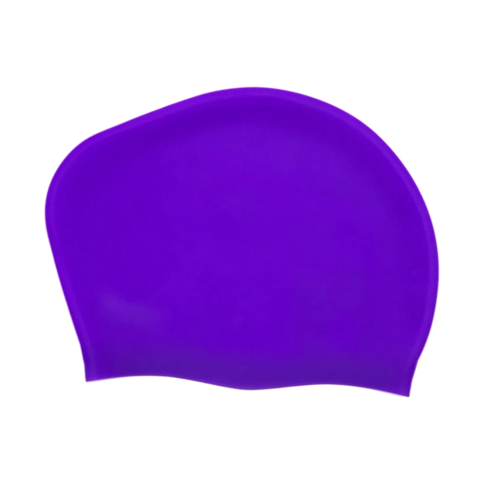 HUIFEIPU Particle Surface Silicone Material Eco-Friendly Anti-Slip Swimming Dome Hats Seaside For Swimming Pool