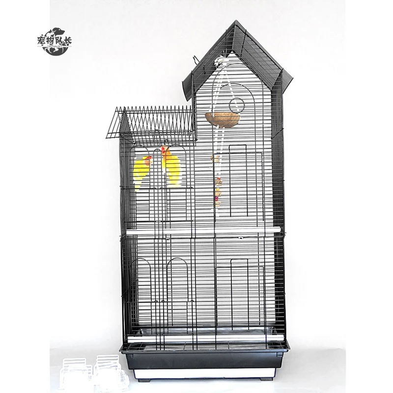 Wholesale Iron Wire 52*41.5*110Cm Macaw Large Villa Quail Aviary Big Canary Bird Parrot Cage