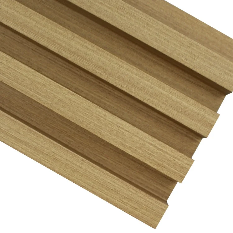 Factory Price High Quality 3D Indoor Design Wall Covering Cladding Manufacturers Integrated WPC PVC Interior Fluted Wall Panel