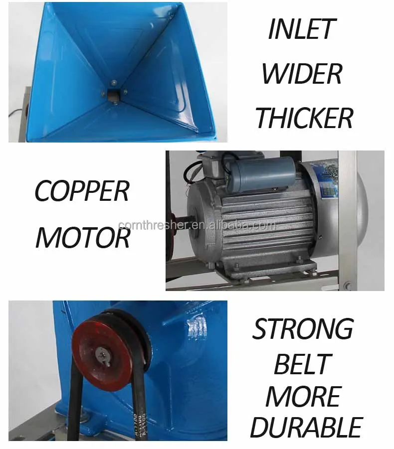 Factory Direct Sale Home-use Farms small Corn Beans Pepper Grain Grinder Machine