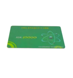 Hot sale 10000 negative ion  Terahertz energy card Germany Nanotechnology Quantum energy  card for Health care with card holder