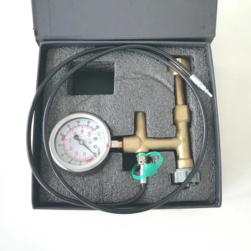 Excavator breaker hydraulic hammer nitrogen charging kit