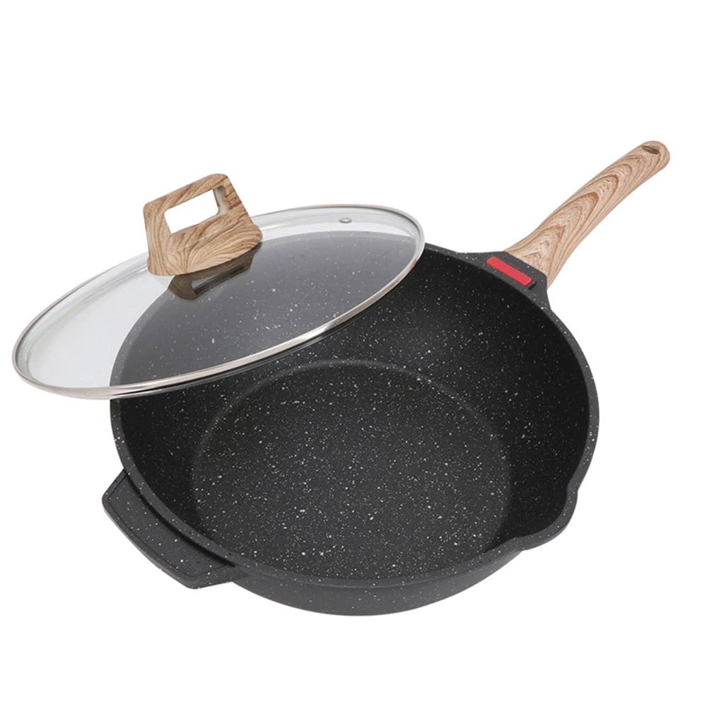SANLANG Manufacturer Induction Hob Saute Pan Pfoa-Free Healthy Cooking Non-Stick Flat Pancake Pan