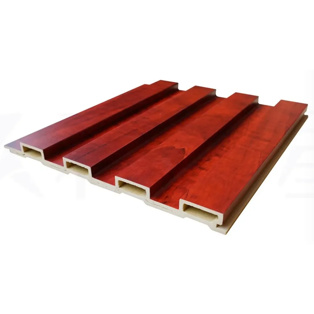 Factory Direct Natural Anti-corrosion 3D WPC Wall Panel Grille Ceiling for Shop Interior Decoration