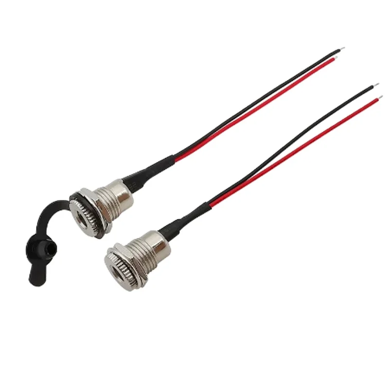 DC-099 5.5 mm x 2.1mm nickel plated DC Power Jack Socket Female Panel Mount Connector 5.5*2.1 5.5*2.5 5.5X2.5 dc099