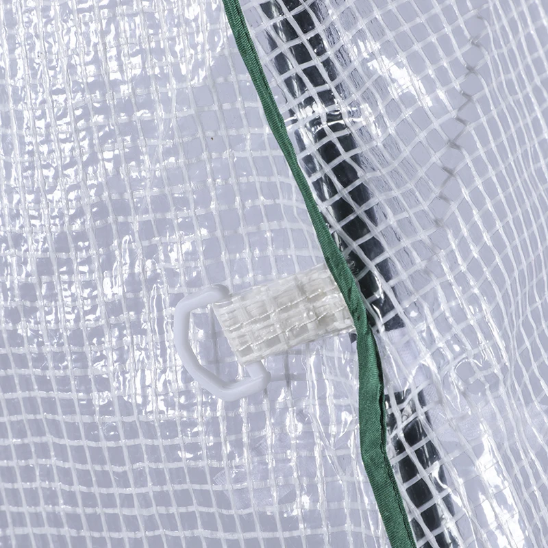 Professional round Green Garden Greenhouse Steel Frame with Waterproof Coating Easily Assembled Walk-In Design