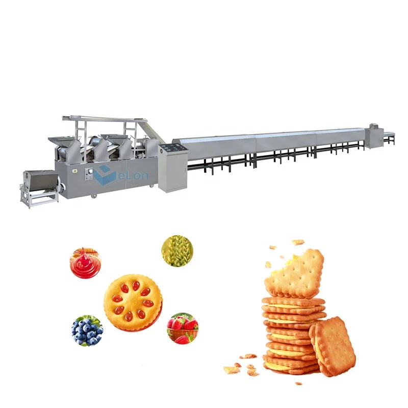 high cost-effective automatic cookie biscuit maker production line crisp biscuit making machine