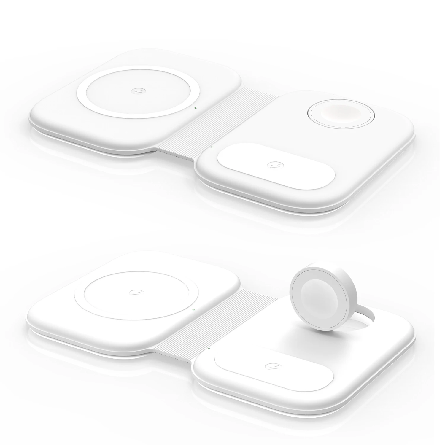 Беспроводное зарядное устройство 3 в 1, 10 Вт, док-станция, быстрая зарядка для iPhone XR, XS, Max 8, для Apple Watch 2, 3, 4, для AirPods, для Samsung