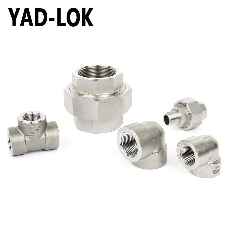 YAD-LOK New Design Stainless Steel plug Pipe Nipple For Fittings Tubing