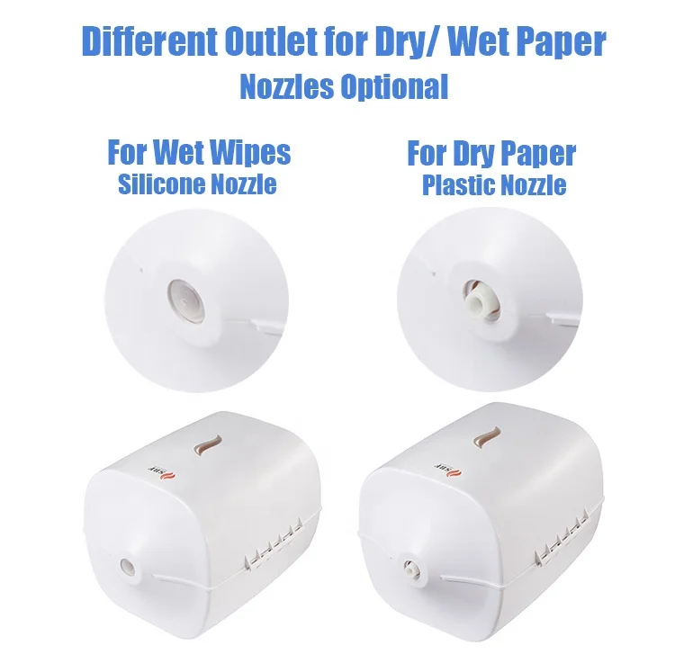 Private Label Desktop Wet Wipe Dispenser Paper Towel Holder Countertop Wet Wipes Table Dispenser