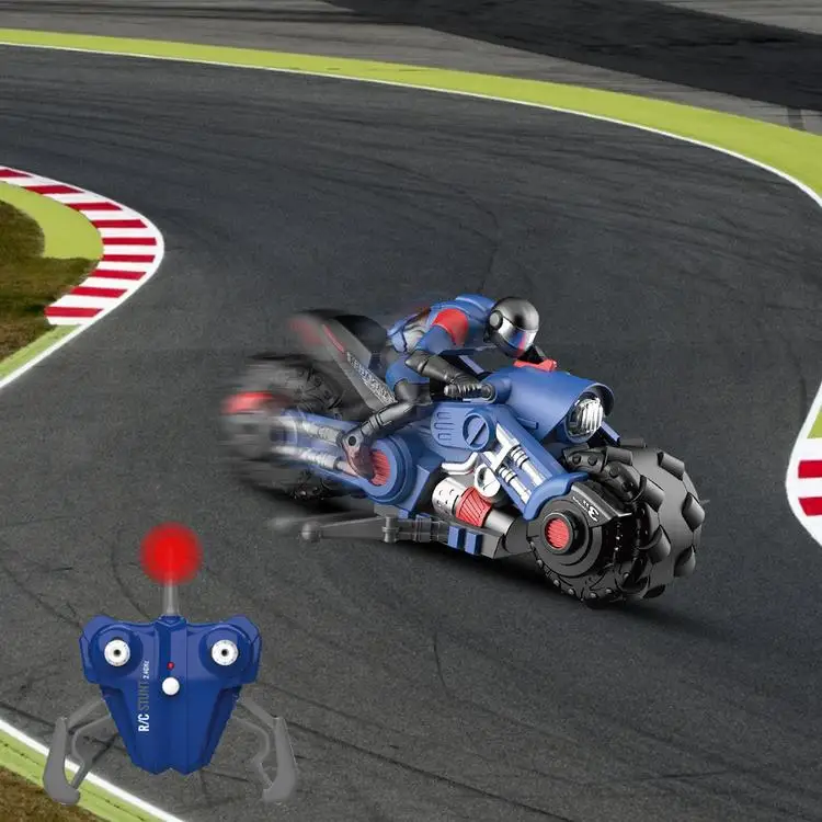 
1:10 Stunt Motorcycle Rotation Drift Certificated Motorcycle Toy Stunt Bike-rotation and Drift Two Colors Optional-high 