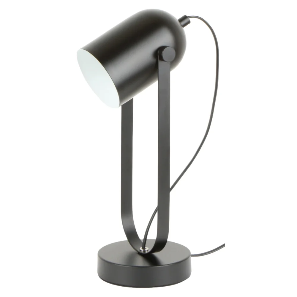 Современная промышленная Крытая металлическая настольная лампа E27 с регулируемой ламповой головкой