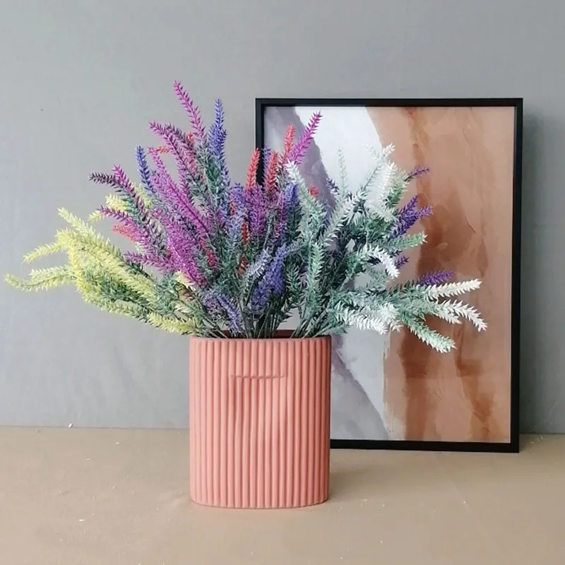 Nordic Ceramic Flower Vase Decor White Ceramic Vases Decor Custom Simple Modern Vase for Living Room Decoration Wholesale