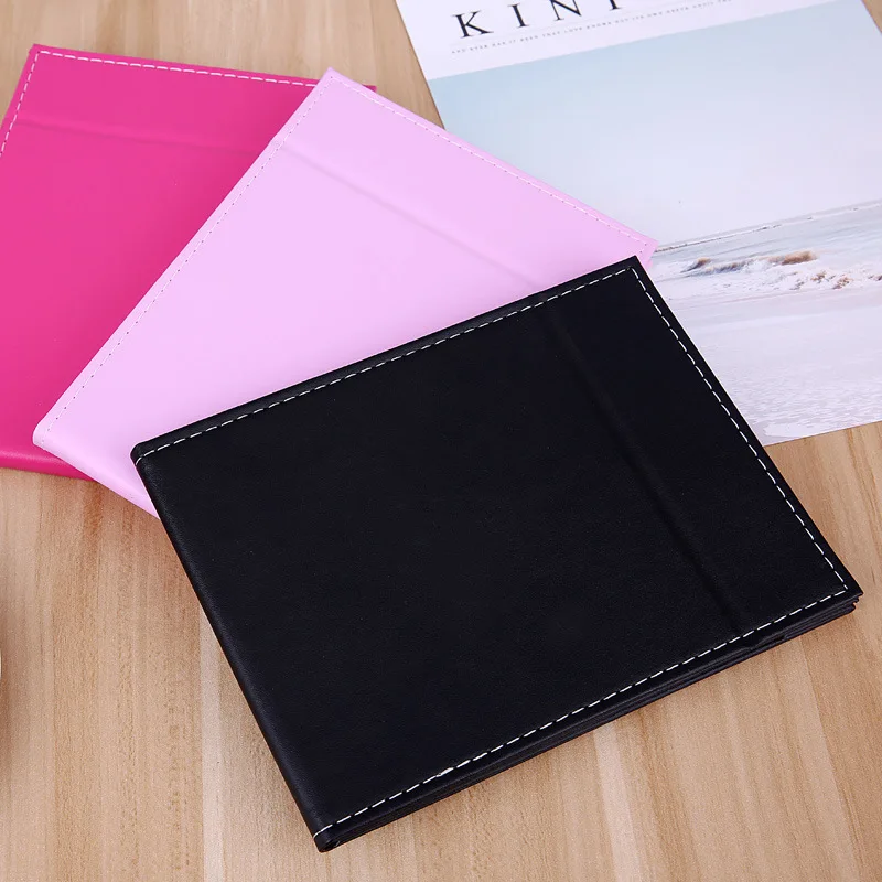 Portable Folding Vanity Mirror - Table Vanity Makeup Desk Mirror with Stand & PU Leather