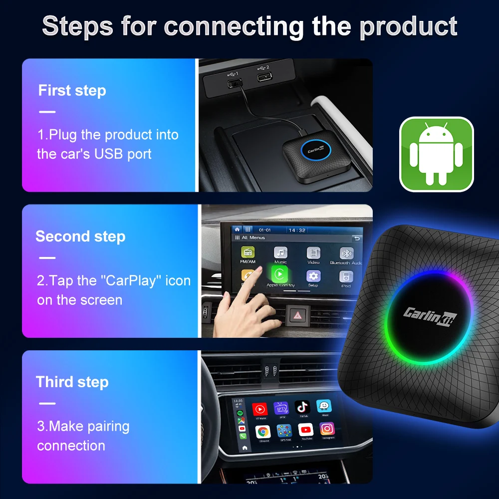 Универсальный автомобильный адаптер для android