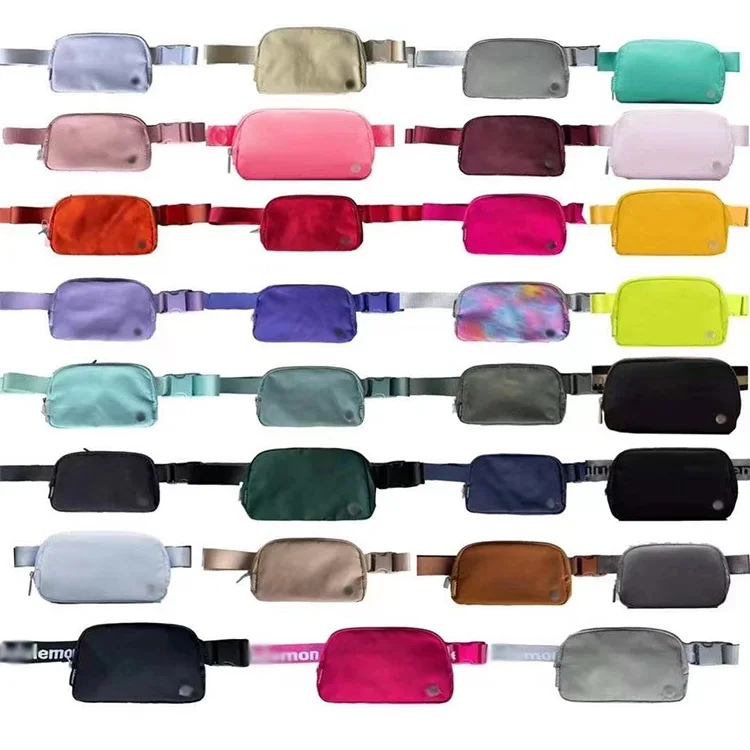 New Style Large Size Fanny Pack Bag lulu dupe Lululemone Lulu 1l Nylon Everywhere Belt Bag