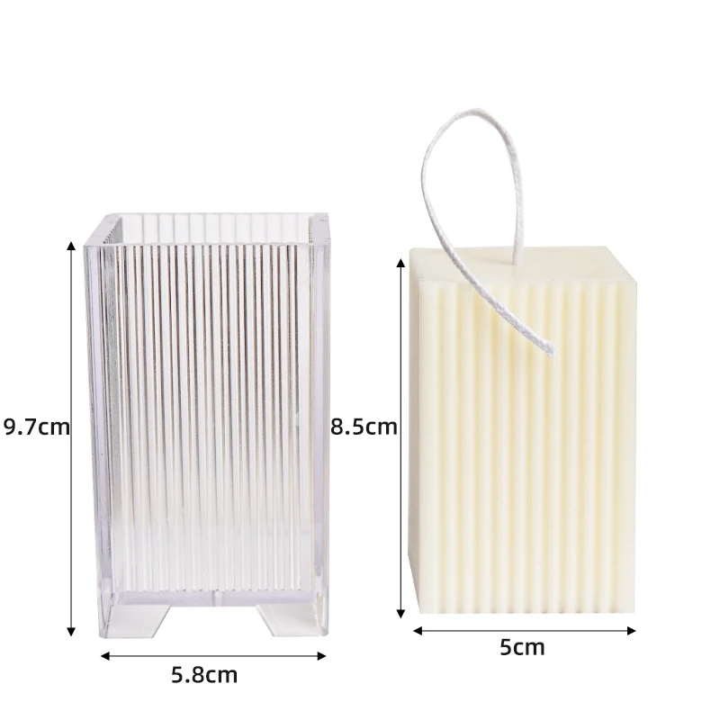 Stock supply making wax plastic column cylindric pillar candle mould custom polycarbonate church cylinder taper candle mold