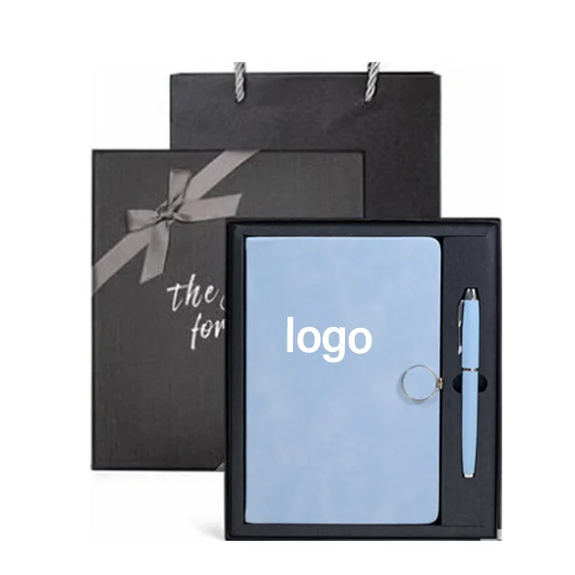 Promotional Gift sets Custom logo usb flash drives holder pen Novelty Gifts Planner Notebooks A5 corporate gift set Giveaways