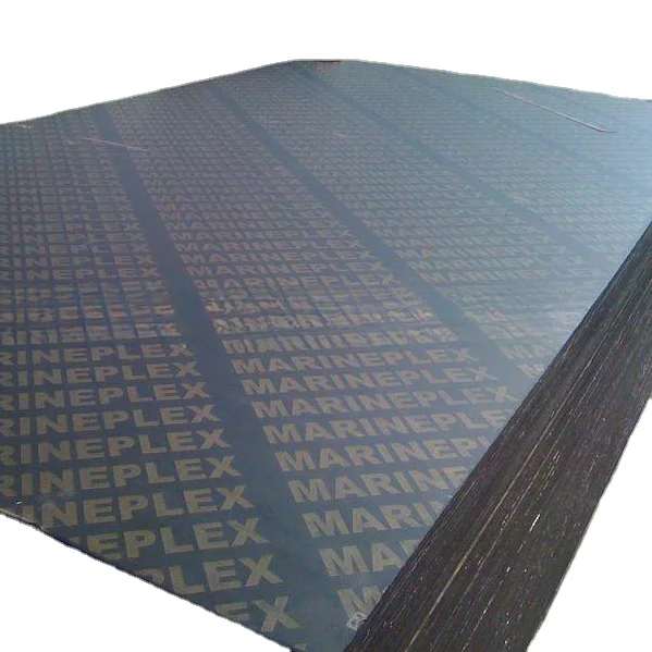 1220x2440mm 18mm Marine Black Film Faced Plywood Hardwood Concrete Plywood