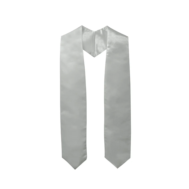 Promotional Cheap Sublimation Digital Printed Satin Spandex Full Color Custom Design Neck Fan Graduation Sash Scarf Shawl