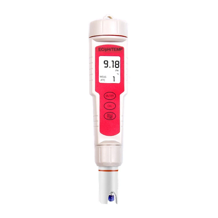 IP 67 Multi-function EC/TEMP/PH Meter 3 in 1 Pen-Type Water Quality Tester