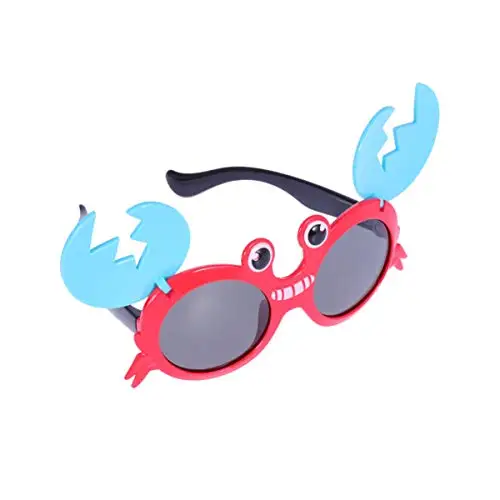 2021 Beach Party Glasses Funny Crab Sunglasses Costume Sunglasses for Boys Girls Birthday Gift Party Supplies