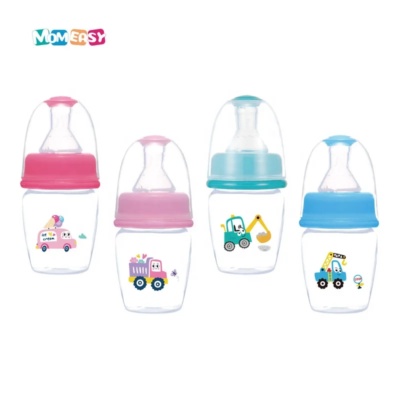 BPA Free 1.5OZ/45ML Mini Baby Feeding Bottle and Silicone Nipple