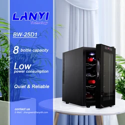 LANYI red bull mini fridge wine cellar cooling unit refrigerated wine cellar suitable for bar families