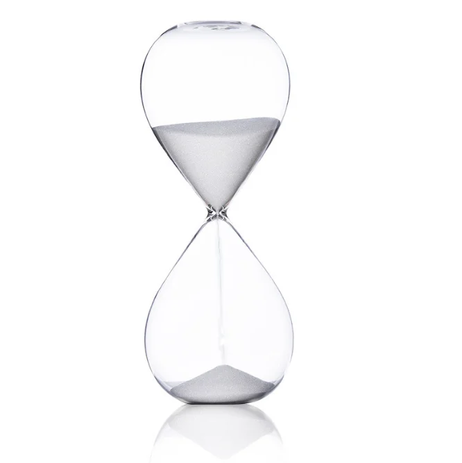 Персонализированные ручной работы для управления временем 15 минут прочные стеклянные Песочные часы с таймером