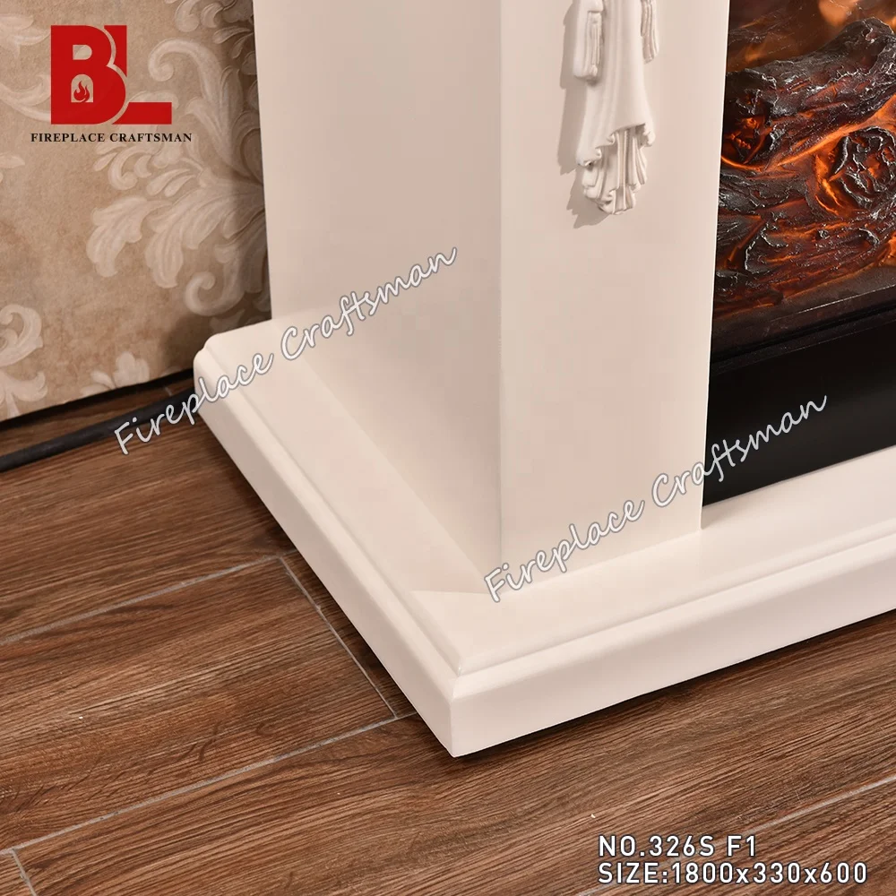 326S house decor wood led electric fireplace decoration stoves mantel