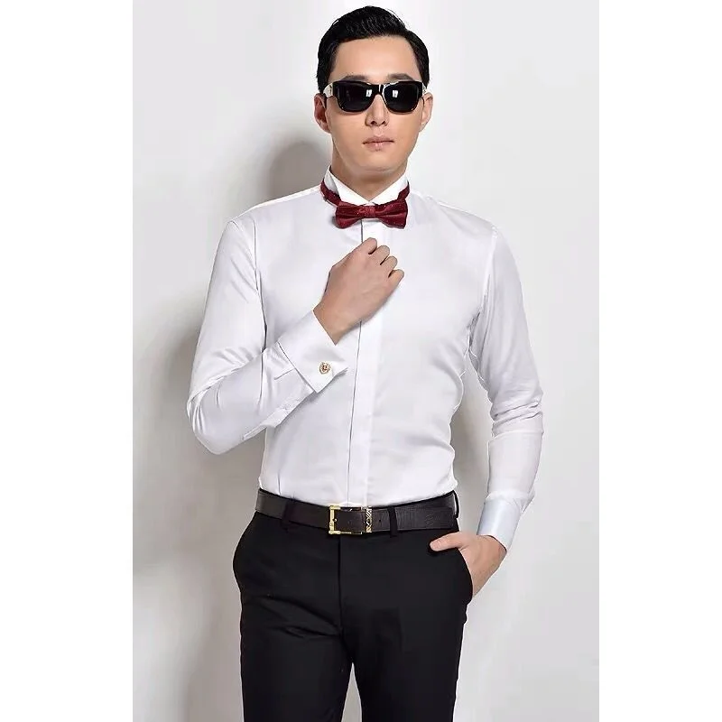 Italian Mens Fashion Designer Shirts Custom Brand Man Shirt