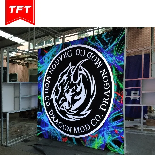 
Modern Portable Double Sided Free Standing Trade Show Aluminum Led Backlit Display Seg Lightbox 10X10 